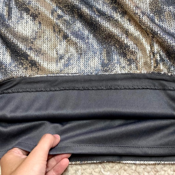 Betsy & Adam Sequin Formal Short Dress - Picture 6 of 14